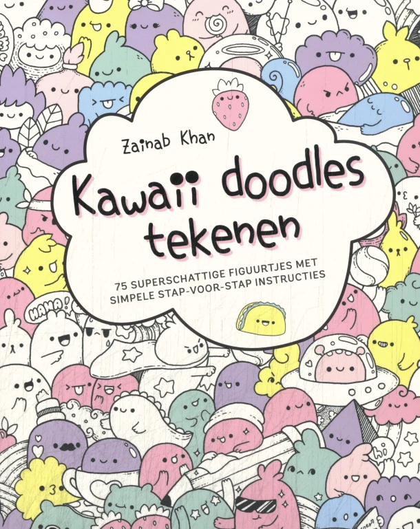 Kawaii doodles tekenen – Zainab Khan – boek cover