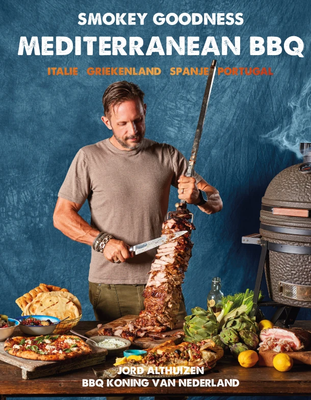 Smokey Goodness - Mediterranean BBQ – Jord Althuizen – boek cover