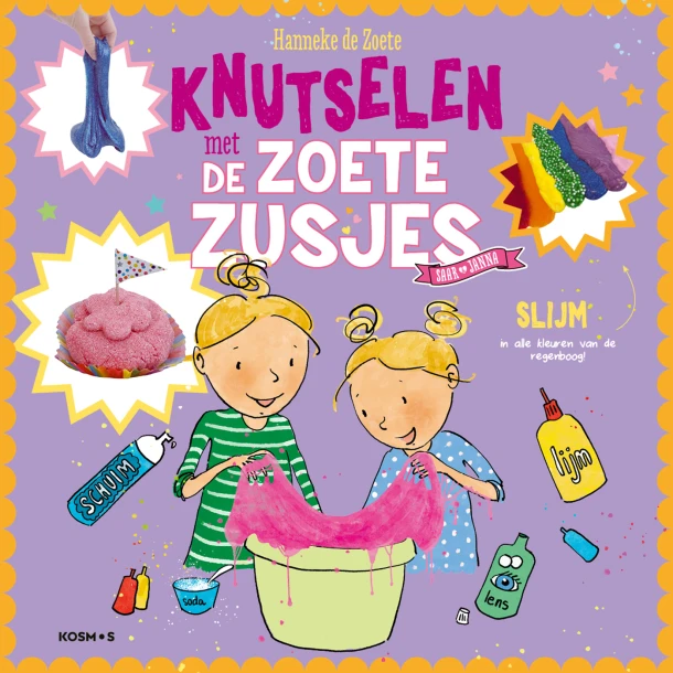 Knutselen met de Zoete Zusjes - slijm – Hanneke de Zoete – boek cover