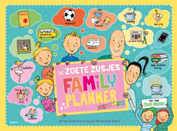 De Zoete Zusjes family planner 2027 – Hanneke de Zoete – boek cover