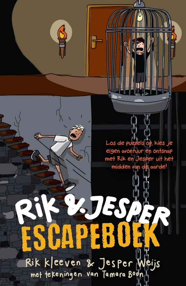 Rik en Jesper escapeboek – Rik Kleeven – boek cover
