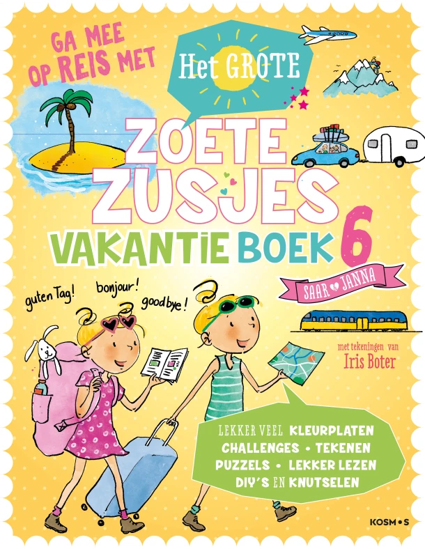 Het grote Zoete Zusjes vakantieboek 6 – Hanneke de Zoete – boek cover