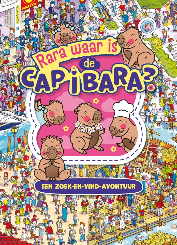 Rara waar is de capibara? – boek cover
