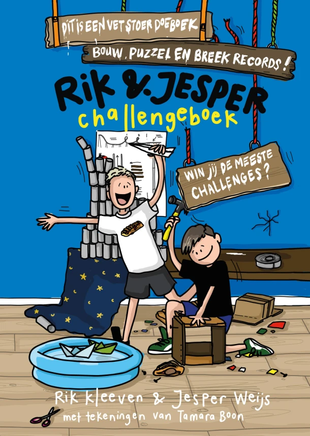 Rik en Jesper challengeboek – Rik Kleeven – boek cover