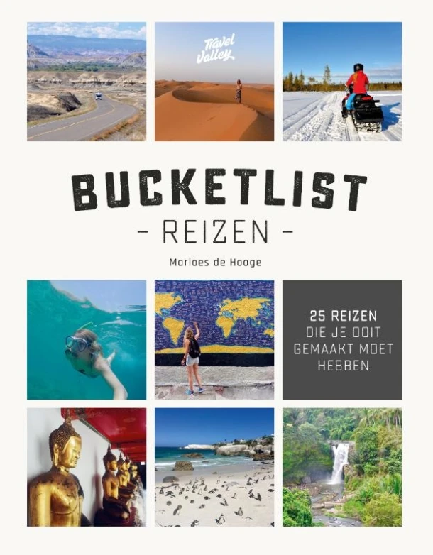 Bucketlist reizen – Marloes de Hooge – boek cover