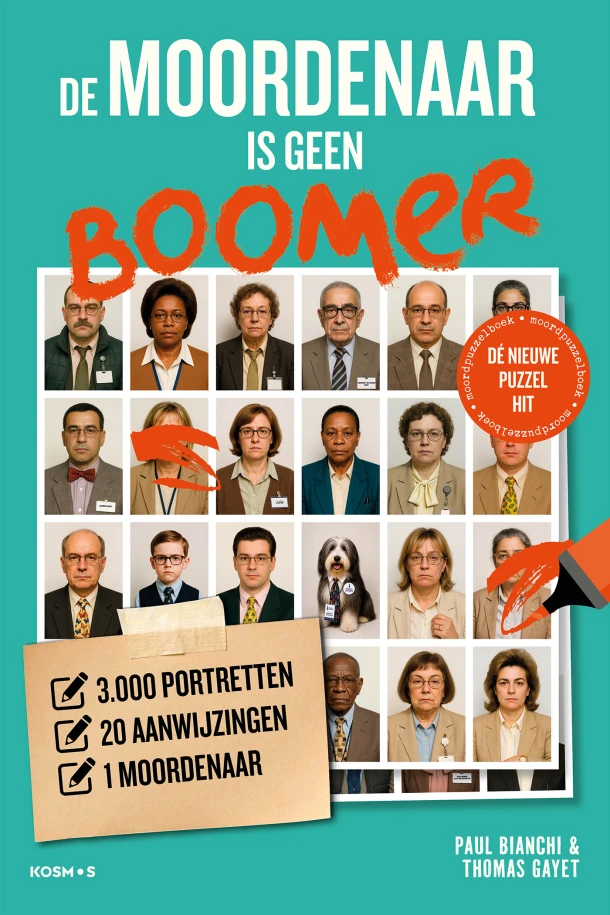 De moordenaar is geen boomer – Paul Bianchi – boek cover