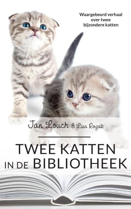 Twee katten in de bibliotheek – Jan Louch – boek cover