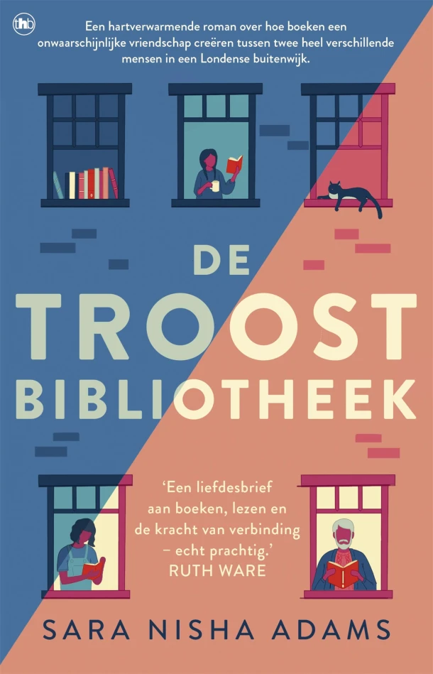 De troostbibliotheek – Sara Nisha Adams – boek cover