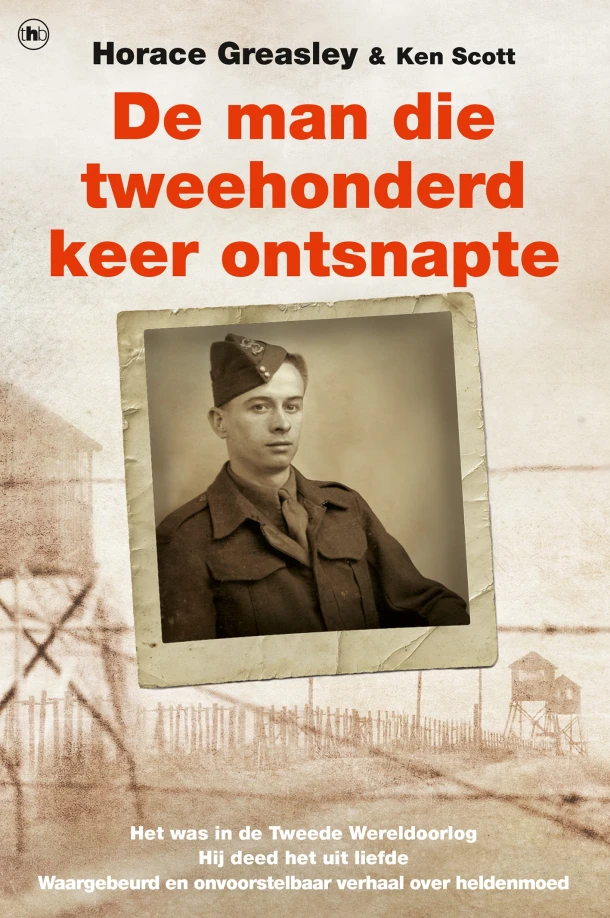 De man die tweehonderd keer ontsnapte – Horace Greasley – boek cover