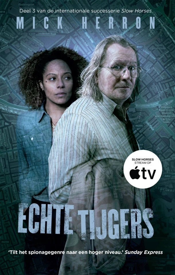 Echte tijgers – Mick Herron – boek cover