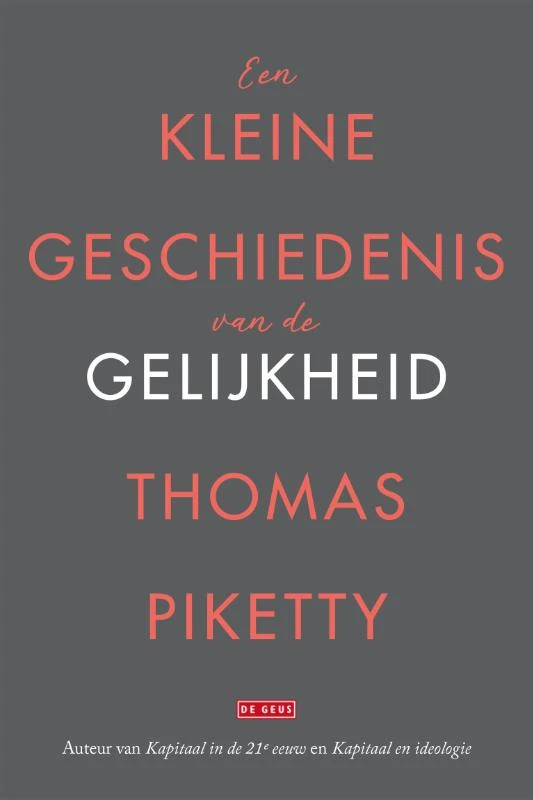 Een kleine geschiedenis van de gelijkheid – Thomas Piketty – boek cover