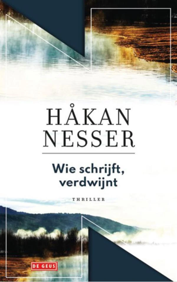Wie schrijft, verdwijnt – Håkan Nesser – boek cover