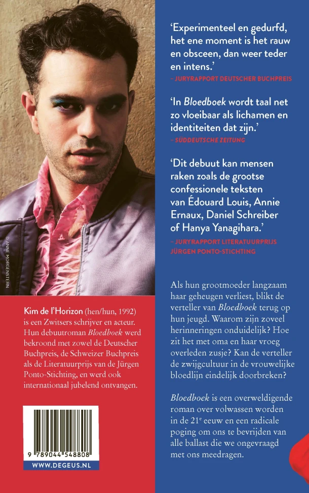 Bloedboek – Kim de L\' Horizon – boek cover