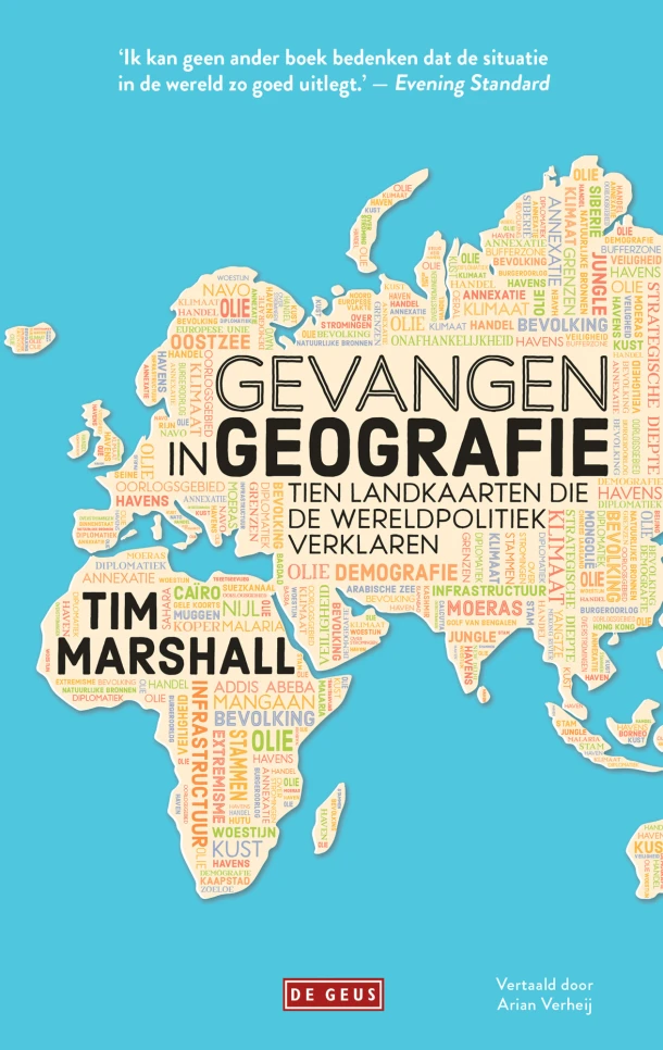 Gevangen in geografie – Tim Marshall – boek cover