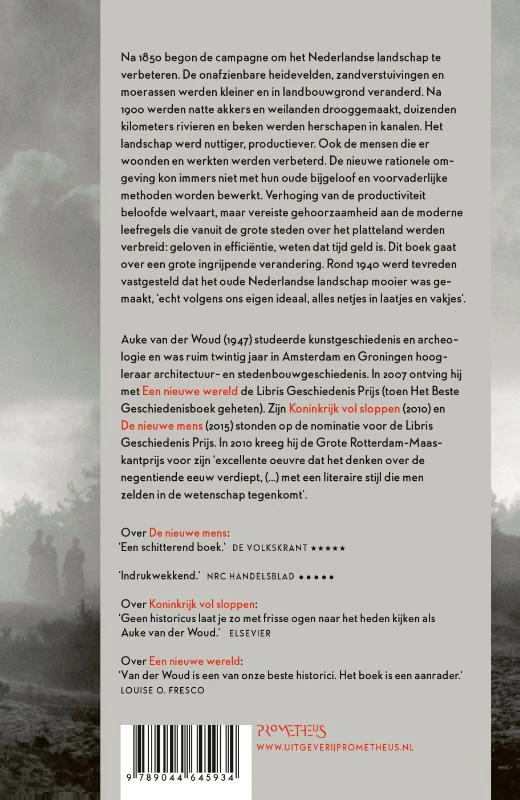 Het landschap, de mensen – Auke van der Woud – boek cover