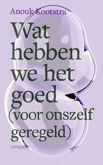 Wat hebben we het goed (voor onszelf geregeld) – Anouk Kootstra – boek cover
