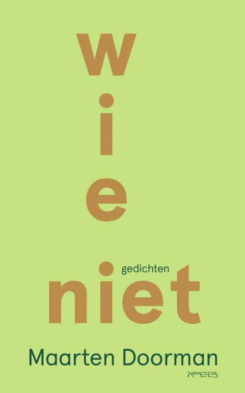 Wie niet – Maarten Doorman – boek cover