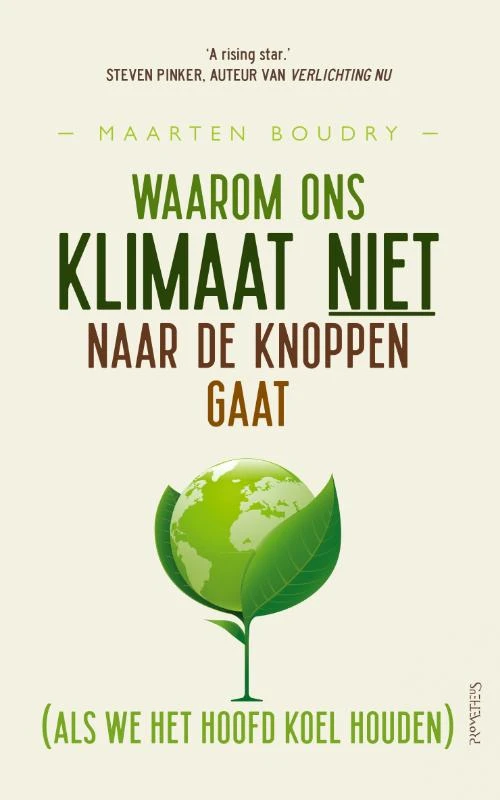 Waarom de wereld nog steeds niet naar de knoppen gaat – Maarten Boudry – boek cover