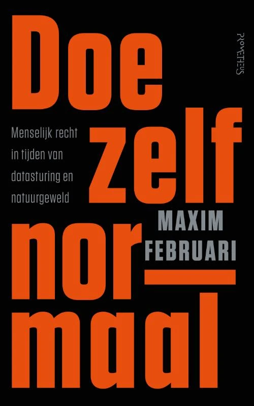 Doe zelf normaal – Maxim Februari – boek cover
