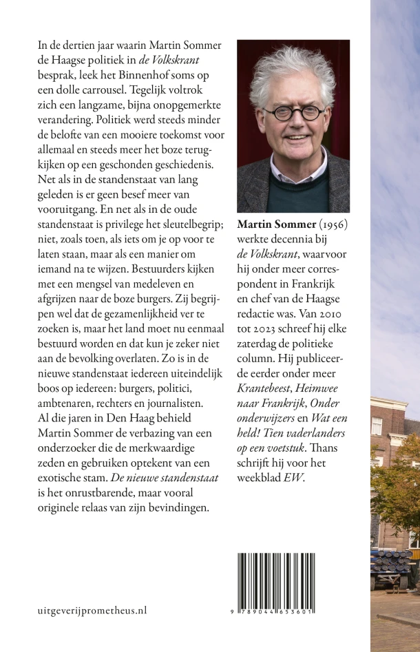 De nieuwe standenstaat – Martin Sommer – boek cover