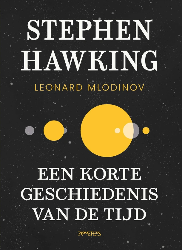 Een korte geschiedenis van de tijd – Stephen Hawking – boek cover