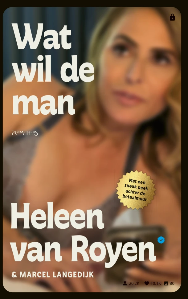 Wat wil de man - gesigneerd – Heleen van Royen – boek cover