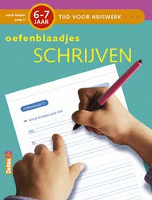 Oefenblaadjes Schrijven (6-7j.) – Annemie Bosmans – boek cover