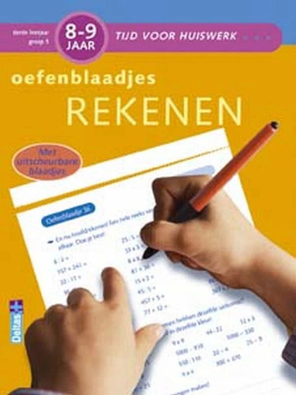 8-9 jaar Oefenblaadjes rekenen – I. Vervaet – boek cover