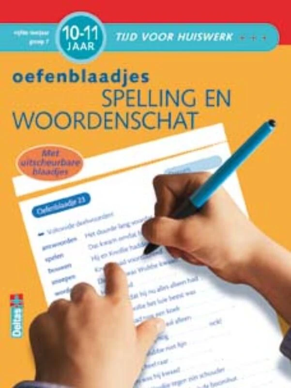 Spelling en woordenschat (10-11 jaar) – Moniek Vermeulen – boek cover