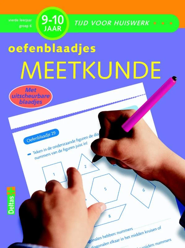 Oefenblaadjes Meetkunde 9-10 jr – Kathleen Carlier – boek cover