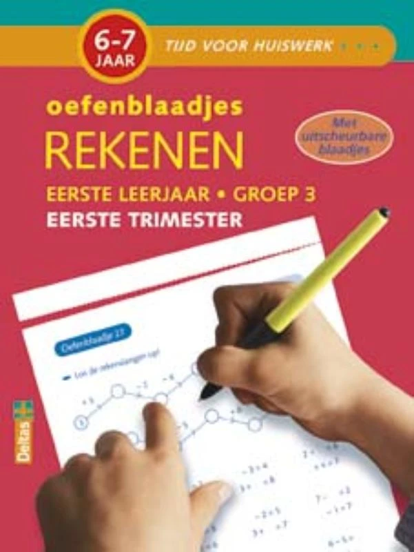 Oefenblaadjes rekenen (6-7 j.) Eerste trimester – ZNU – boek cover