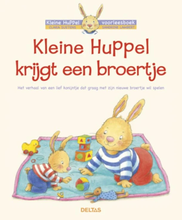 Kleine Huppel krijgt een broertje – Lambert Sandrine – boek cover