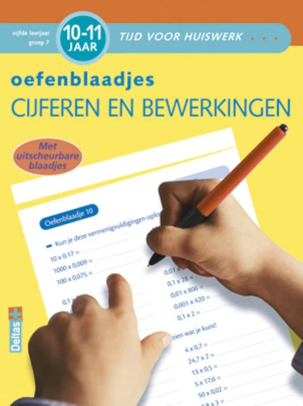 cijfers en bewerkingen vijfde leerjaar groep 7 – Geert Heymans – boek cover