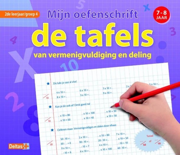 De tafels 7-8 jaar groep 4 – Emy Geyskens – boek cover