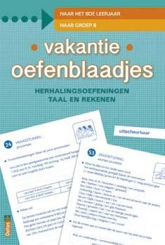 Vakantie oefenblaadjes "naar groep 8" – ZNU – boek cover