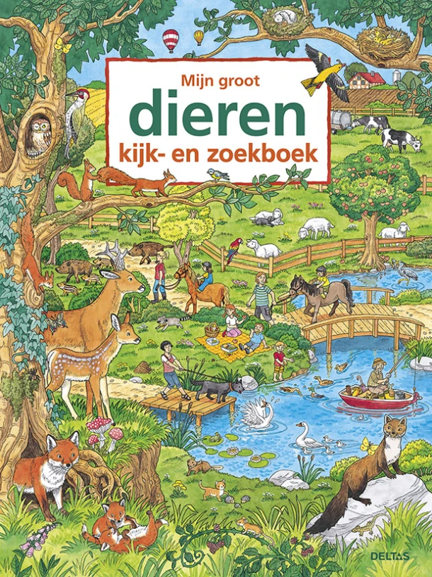 Mijn groot dieren kijk- en zoekboek – Caryad – boek cover