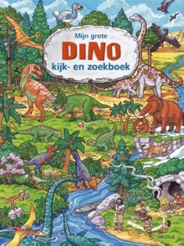 Mijn grote Dino kijk en zoekboek – Caryad – boek cover
