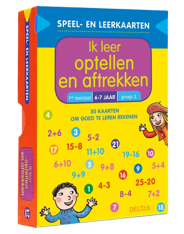 Speel- en leerkaarten - Ik leer optellen en aftrekken (6-7 j.) – ZNU – boek cover