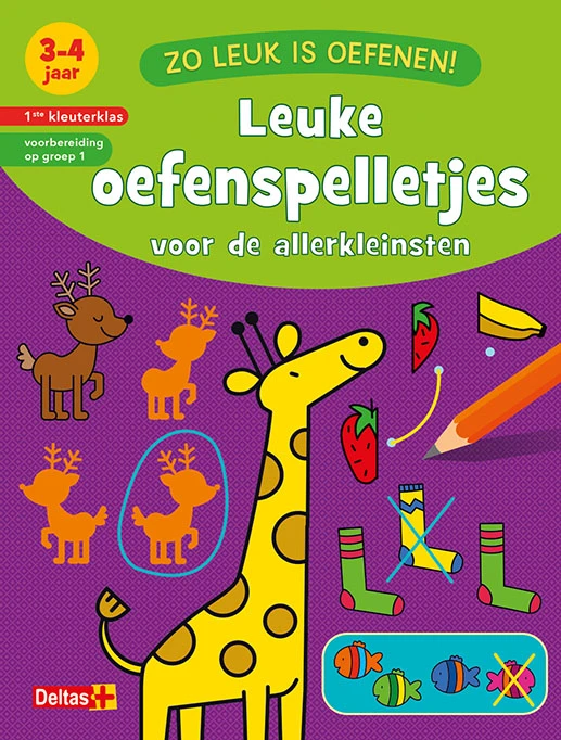 Leuke oefenspelletjes voor de allerkleinsten (3-4 j.) – ZNU – boek cover