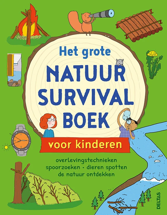 Het grote natuur survivalboek voor kinderen – Chris Oxlade – boek cover