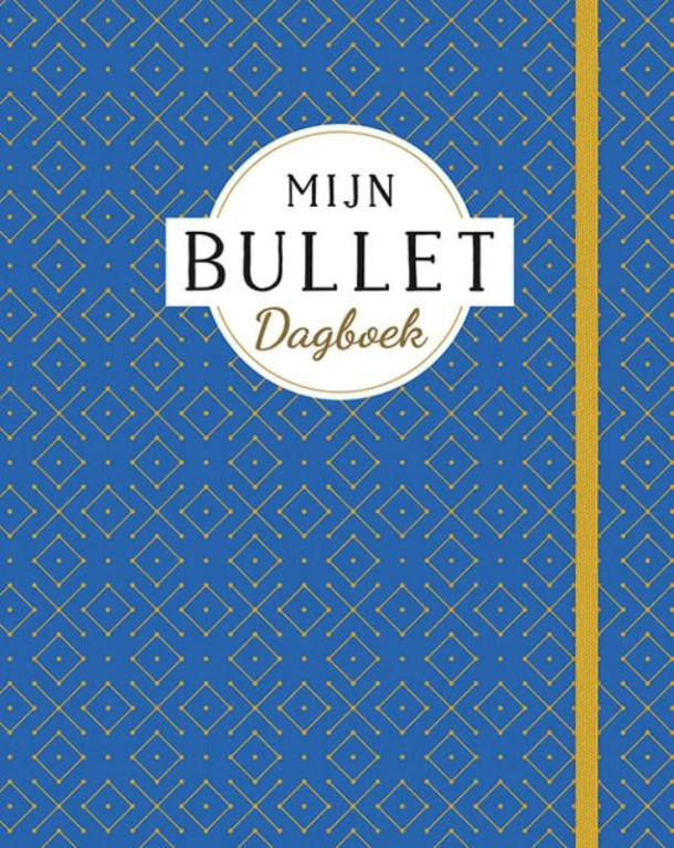 Mijn bullet dagboek (donkerblauwe fond)