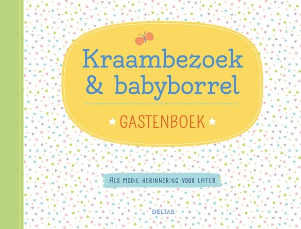 Kraambezoek & babyborrel - Gastenboek – ZNU – boek cover