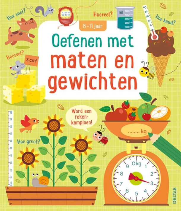 Oefenen met maten en gewichten (8-11 j.) – Lara Bryan – boek cover