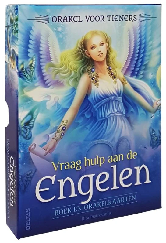 Vraag hulp aan de engelen - Boek en orakelkaarten – Rita PIETROSANTO – boek cover