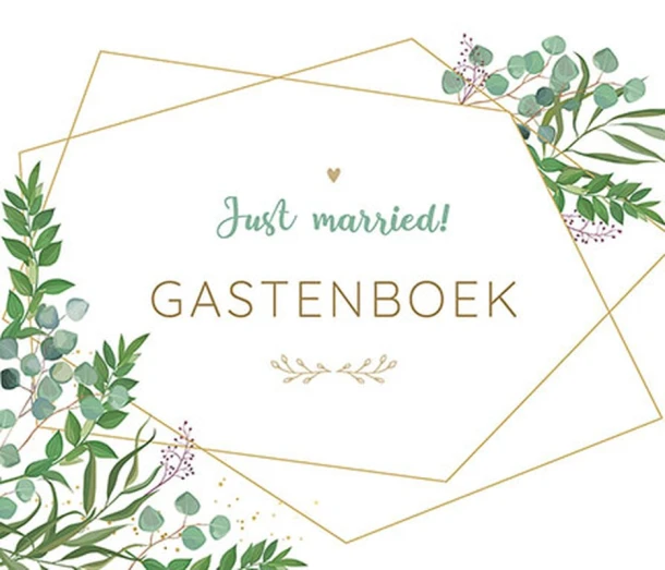 Just married! - Gastenboek – ZNU – boek cover