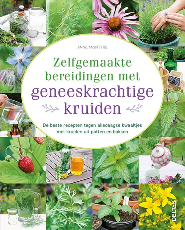 Zelfgemaakte bereidingen met geneeskrachtige kruiden – Anne McIntyre – boek cover