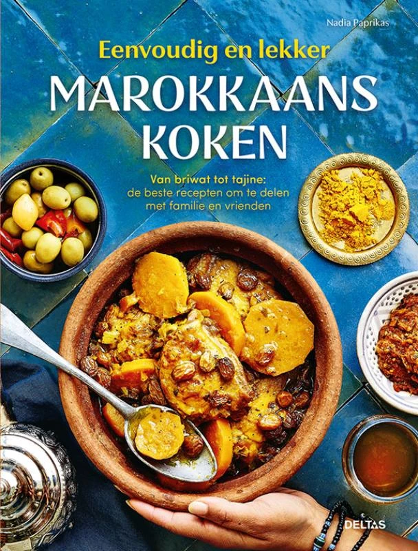 Eenvoudig en lekker Marokkaans koken – Nadia PAPRIKAS – boek cover