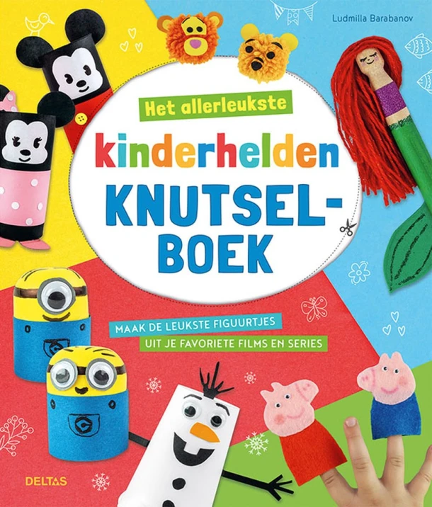 Het allerleukste kinderhelden knutselboek – Ludmilla BARABANOV – boek cover