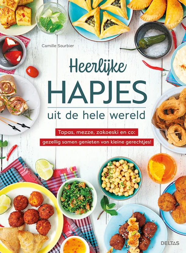 Heerlijke hapjes uit de hele wereld – Camille Sourbier – boek cover