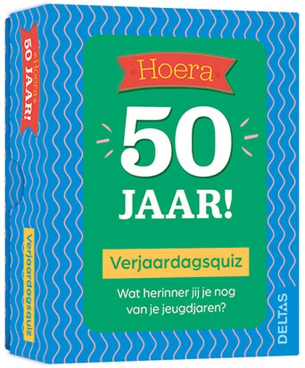 Verjaardagsquiz Hoera 50 jaar! – ZNU – boek cover